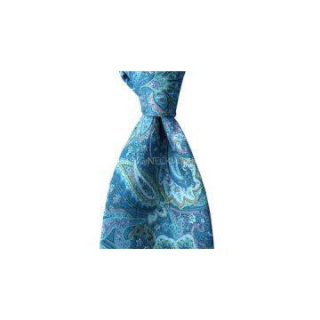 Men's High Quality Pure Silk Satin Twill Printed Christmas Fancy Soft Touch Necktie