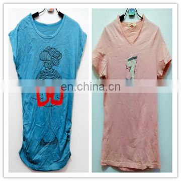 used clothing wholesale lady fashion blouses and dress from turkey
