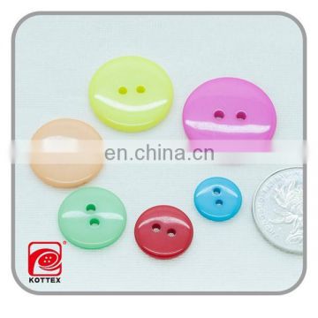 DTM 2 Holes China Manufactory Resin Shirt Coat Button,Candy Color Shirt Resin Button