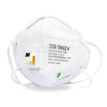 Dust Breathing Mask Activated Carbon Non Woven N95 Fold Dust Face Mask With Valve