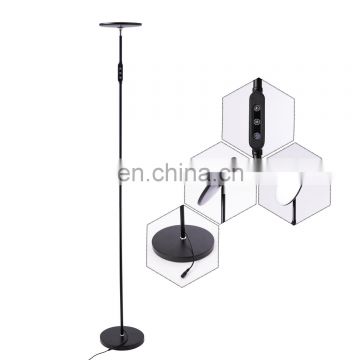 Modern design industrial style decorate LED uplight floor lamp