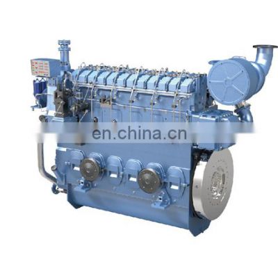 Original 6 cylinder 882kw/1200hp/1000rpm WHM6200C1200-1 Weichai marine diesel motor
