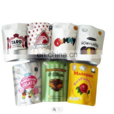 Customized 3.5g Mylar Cookie Runtz Packaging Stand Up Zipper Plastic Backpack Boyz Smell Proof Bag