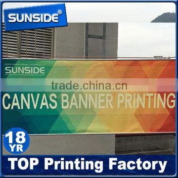 custom outdoor roadside advertising printed matte canvas banner- ly