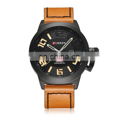 CURREN 8270 2018 CURREN Men's Watch Top Brand Fashion Casual Business Quartz Wristwatch Male Analog Calender Waterproof Watches