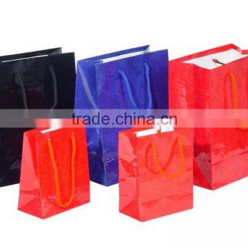 promotion gift bag made of art paper, various color, OEM Acceptable