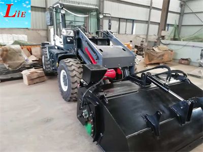 3 ton wheel loader attachments road sweeper