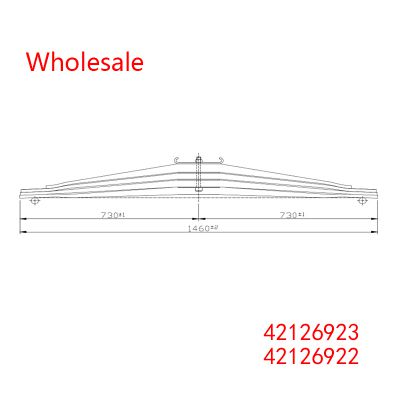 42126923, 42126922 Rear Axle Wheel Parabolic Spring Arm of Heavy Duty Vehicle Wholesale For IVECO
