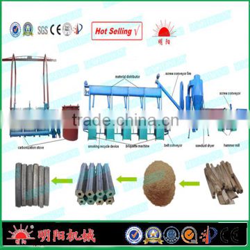 No chemical binder Best quality CE approved straw sawdust briquette machine 008615039052281
