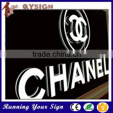 Wholesale Frontlit Advertising Sign Box 3D Acrylic Laser Cut Letter