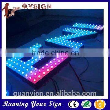 machine punching face lighted led channel letter signs