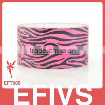 Hot selling red and black leopard duct tape china supply