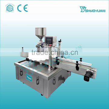 China Alibaba high quality full automatic paste and cream filling machine.