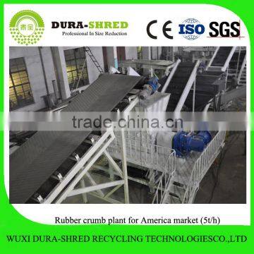 Dura-shred automatic American standard wood pallet shredder for sale