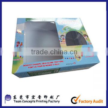 customized paper corrugated window packaging box