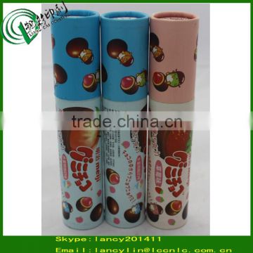 Wholaesale Custom paper round chocolate box, paper tube for chocolate, chocolate gift packaging box