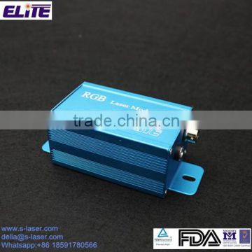 Customized 445nm 520nm 635nm Combined 180mw RGB Free Space Laser Module with TTL and Analog Modulation, Divergence<1.0mrad