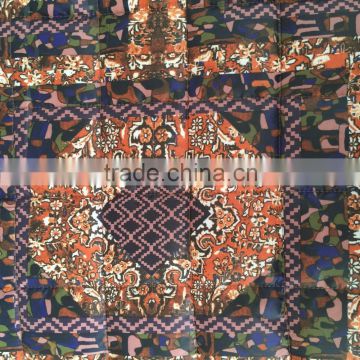 100% polyester quilting fabric, printed design fabric for winter coat