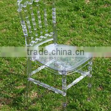 crystal wedding napoleon chair