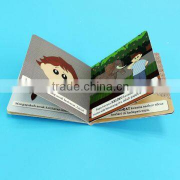 Professional print factory custom children cardboard book printing