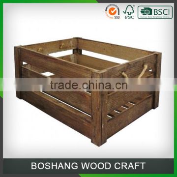 China Suppplier Custom Wholesale Wooden Box Wood Crate