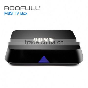 M8S tv box Android 4.4 Smart TV Box xbmc streaming box Mali450 4K Amlogic S812 xbmc streaming box