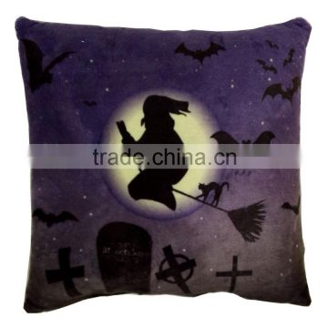 Fancy designed festival square pillow Halloween witch pillow for party and home decoration