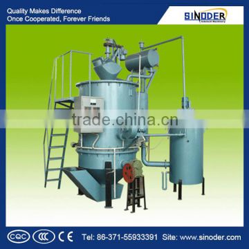gasification furnace uses air and vapor as the gasifying agents to produce mixed gas.