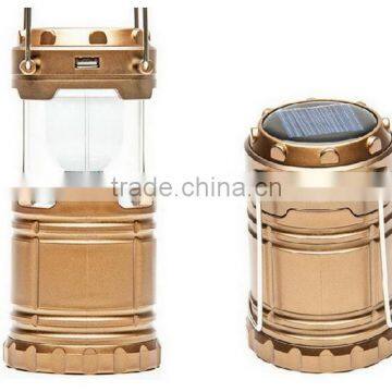 Hot sale Solar Camping Lantern Lamp/6 LED Solar Camping lamp Outdoor Lighting Folding Camp Tent Lamp /USB Rechargeable lantern                        
                                                Quality Choice