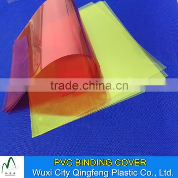 A4 A3 PVC Book Binding Cover Colorful Transparent Sheet 0.1-0.6MMa4 Clear Plastic Covers