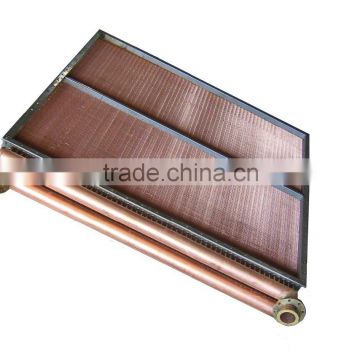 Copper finned tube air cooling heat exchanger symbol