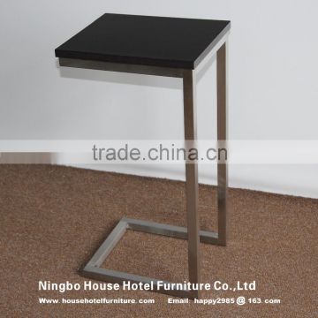HS0027E C table polished stainless steel base