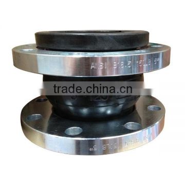 Single Sphere High Performance Carbon Steel, Zinc Plated PN10 / PN16 Rubber Expansion Join