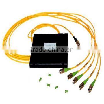 China Wholesale Rack mount 1*6 plc fiber optic splitter and fc fibre coupler