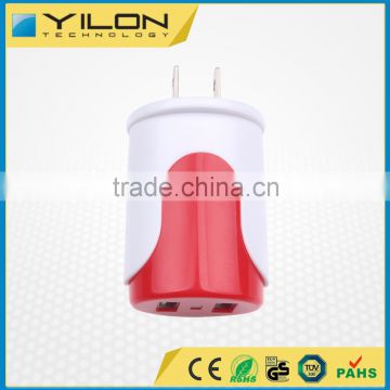 Free Sample Customized Look Portable Home USB Chargers