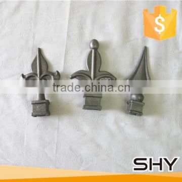 decorative cast iron spearhead, parts of cast iron fence