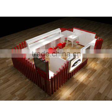 New product hair salon display shelf with hair salon furniture