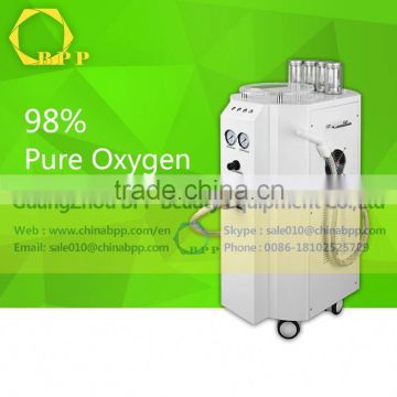 H200 Skin Rejuvenation Water Oxygen Jet Peel Salon Machine / Hydro Oxygen For Wrinkle Removal Oxygen Facial Equipment