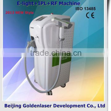 Anti-aging 2013 Hot Selling Multi-Functional Beauty Equipment E-light+IPL+RF Machine Diode Laser Therapy Apparatus Acne Removal