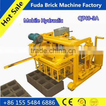 Lower Price QT40-3A Concrete Hollow Block Making Machine Price