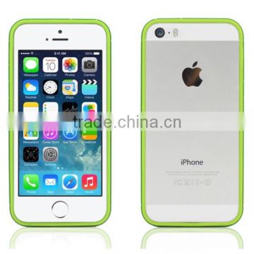 For Apple iPhone 5S Overmolding Hybrid Cell Phone TPU Bumper