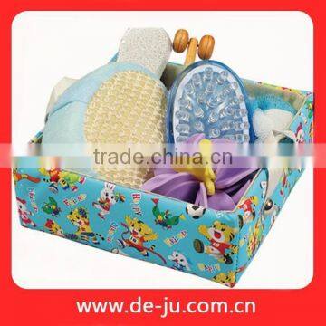 Fabric Square Basket Bath Set New Year Gift Set