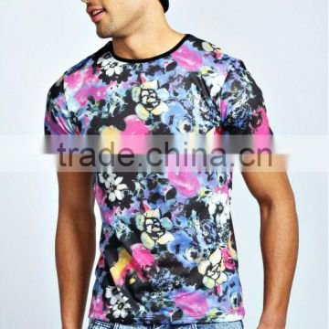 full sublimation printing t-shirt for men,short sleeve,high quality,factory price