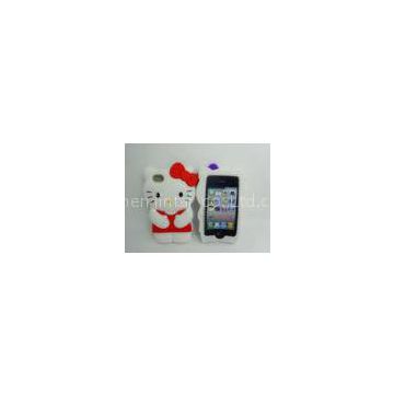 Hot Sale Hello Kitty Silicone Case For Iphone 4 / Iphone 4S