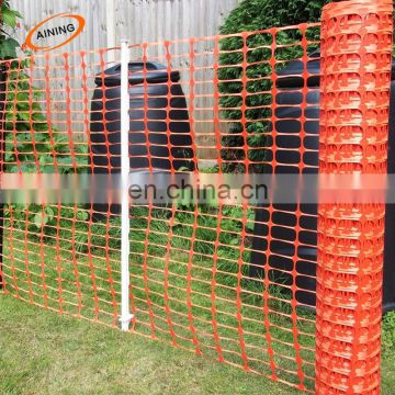 Orange Plastic Barrier Mesh safety Fencing