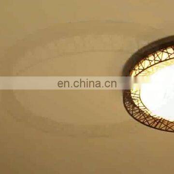 round nest modern remote control LED ceiling lamps for bedroom