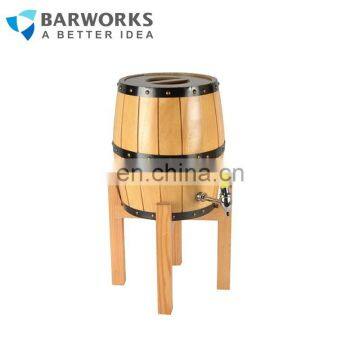 3L Custom logo vertical wine/beer barrel Oak Beer Keg