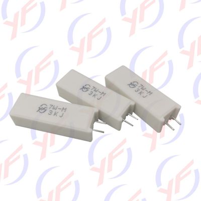 Cement power resistor of 7Watts vertical style fixed resistor