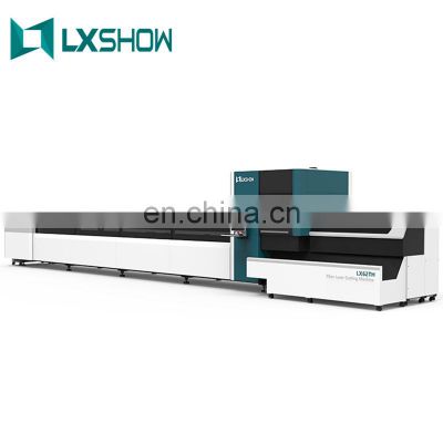 2021 LXSHOW high quality 1000watt Star Model IPG Raycus pipe laser cutting machine / cnc laser cutting metal tube machine
