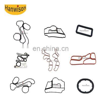 Factory Wholesale All Engine Oil Cooler Gaskets Seal for Mercedes benz BMW Oil Cooler Gasket Seal